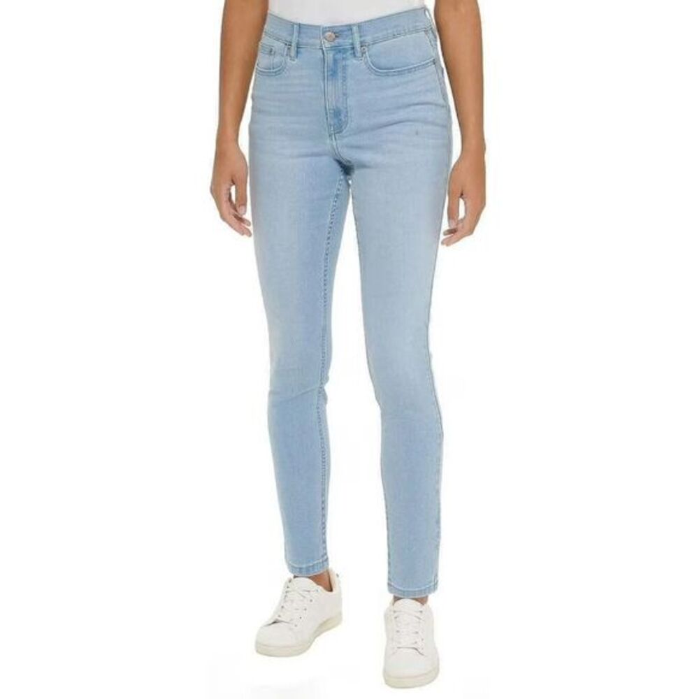 Calvin Klein • NWT Light-Blue "Marina" Skinny Jeans • Size 16 • Stretch Denim